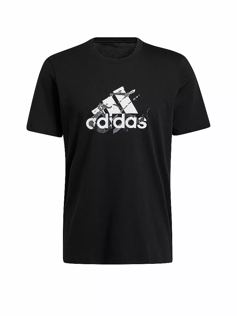 Black adidas retro t shirt on sale